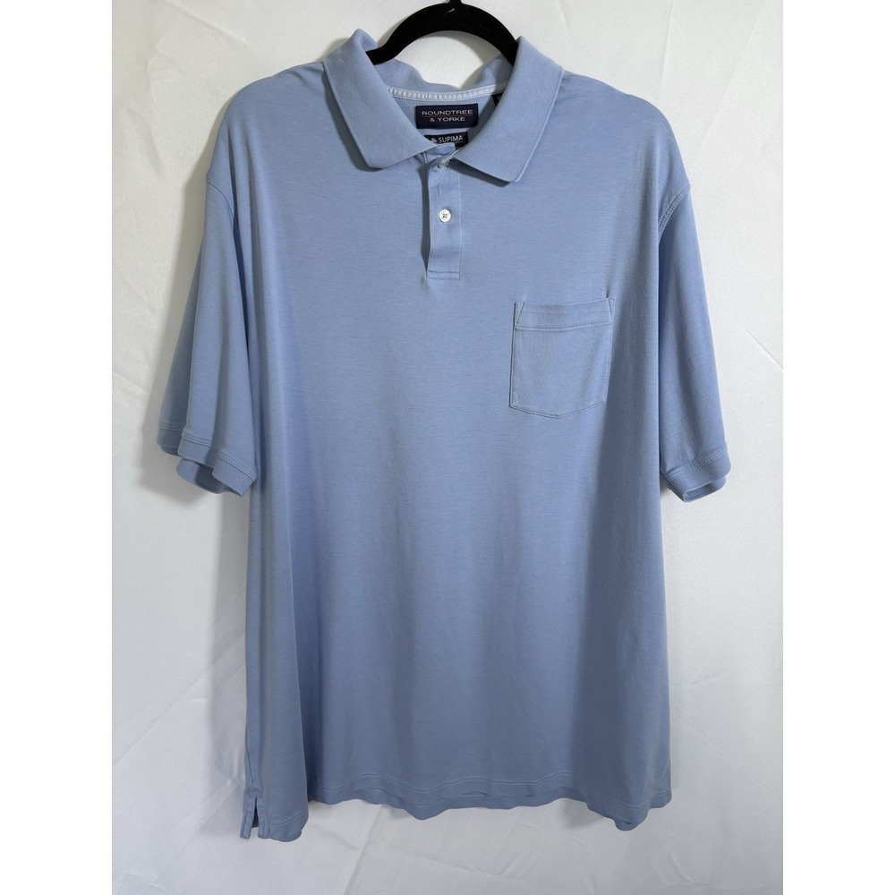 Rountree &‎ Yorke Polo Shirt Size XLT Short Sleeve